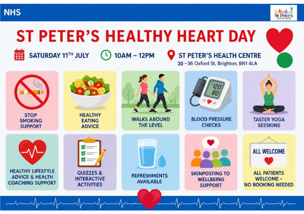 St peter's healthy heart day