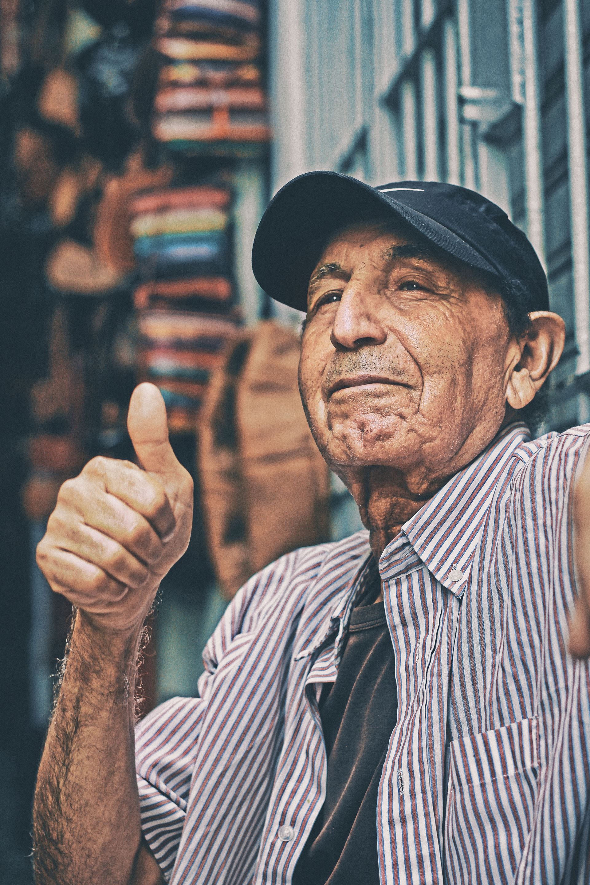 a man talking on a cell phone